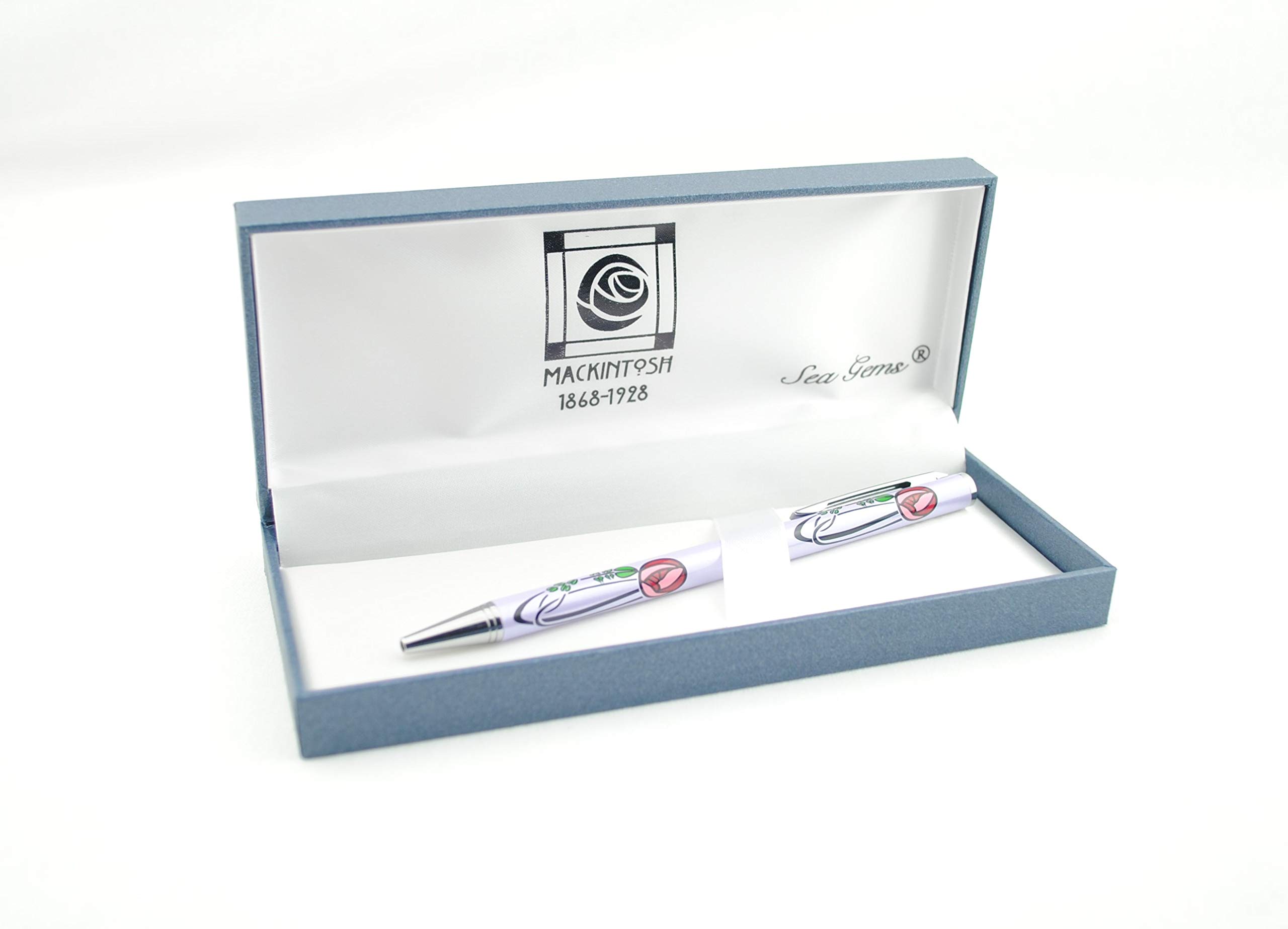 Sea Gems Lilac Pen in Mackintosh Rose Teardrop Design