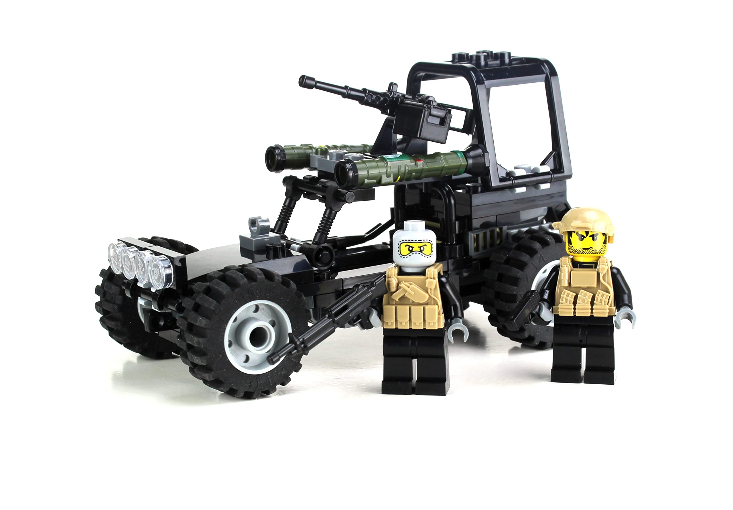 Battle Brick Navy Seal Desert Patrol Vehicle Custom