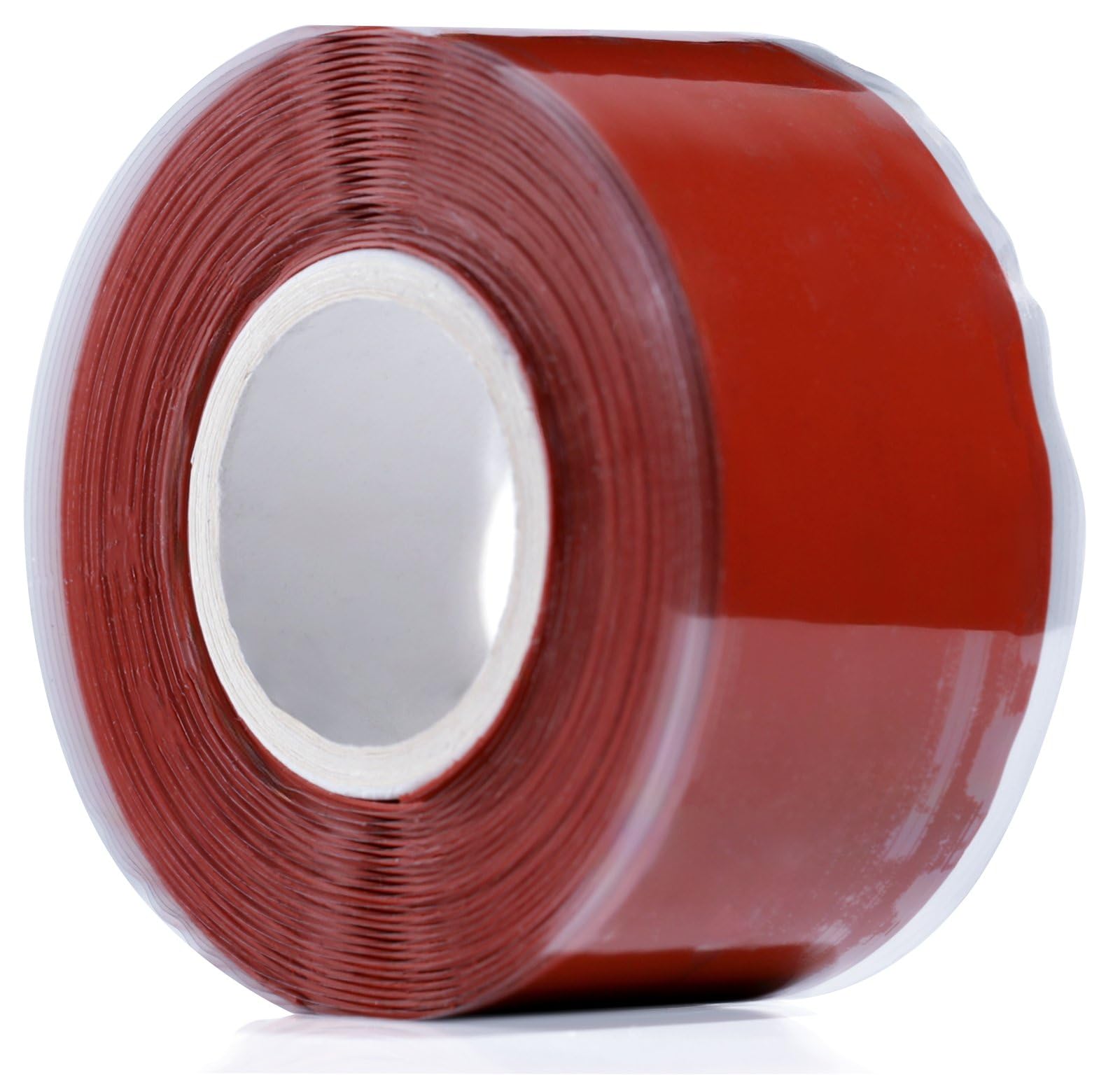 YoiYee Red Self-Amalgamating Tape - Waterproof Self-fusing Silicone Rubber for Plumbing, Leak Stop, Pipe Sealing, Hose Repair, and Electrical Insulation - 3m x 25mm