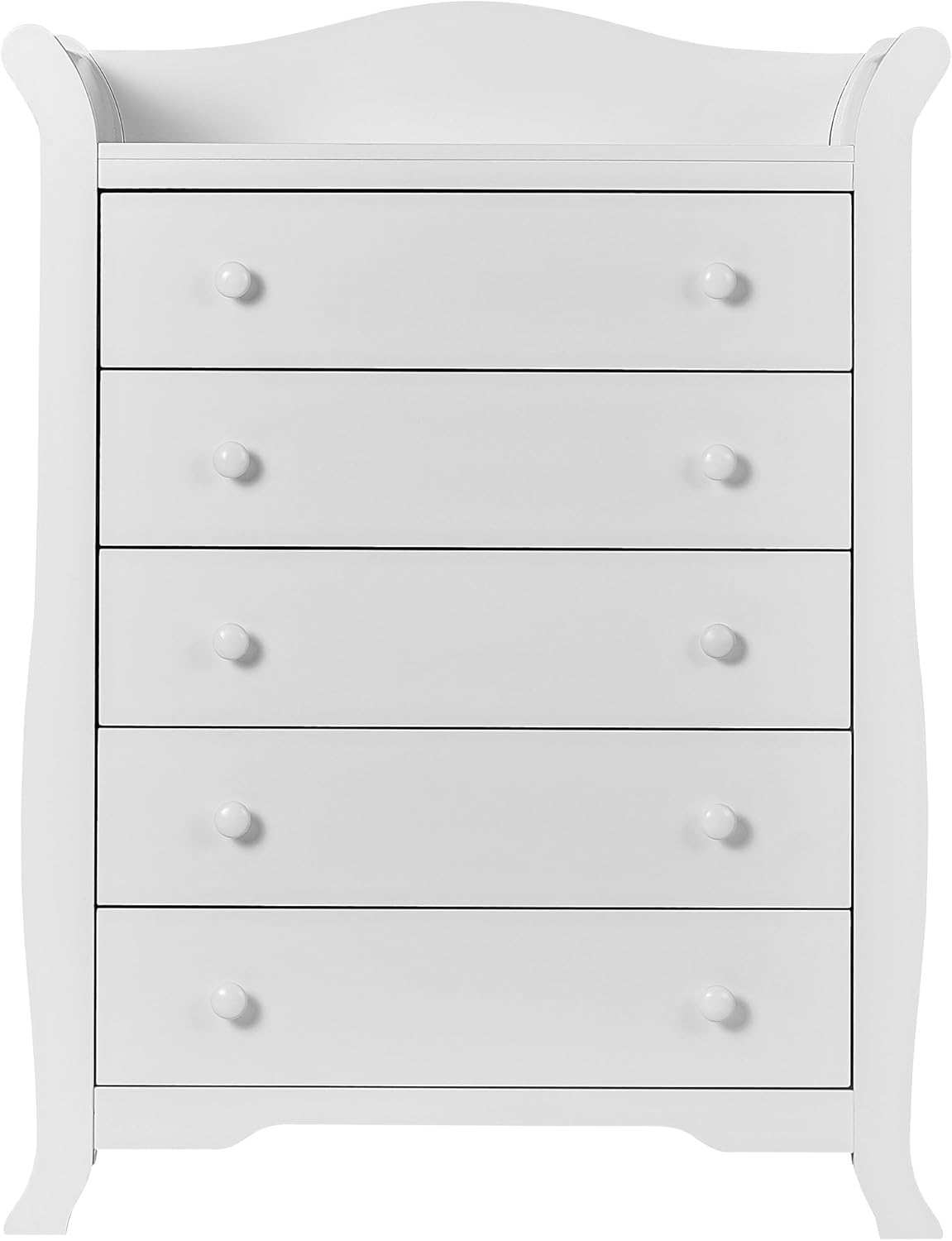 Dream On Me Alissa 5 Drawer Sleigh Chest White Amazon Ca Baby
