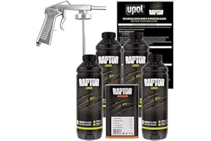 U-POL VOC Raptor Tintable Truck Bed Liner Kit w/Gun (4 Liter)