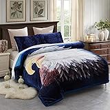 JML Heavy Sherpa Fleece Blanket (79" x 91"), 3