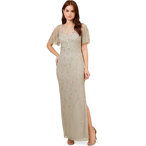 princess polly baby blue dress Adrianna Papell in Premium Brands main image 0