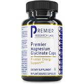 Premier Research Labs Magnesium Glycinate Supplement - Vegan - 90 Capsules | Pure Magnesium, High Absorption, Supports Sleep Quality, Chelated, Third Party Tested, Premier Energy Support