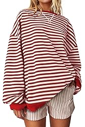 UEU Women's Casual Long Sleeve Sweatshirts Soft