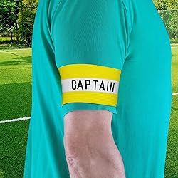 JRINYE Unisex Sport Captain Armband, Adjustable