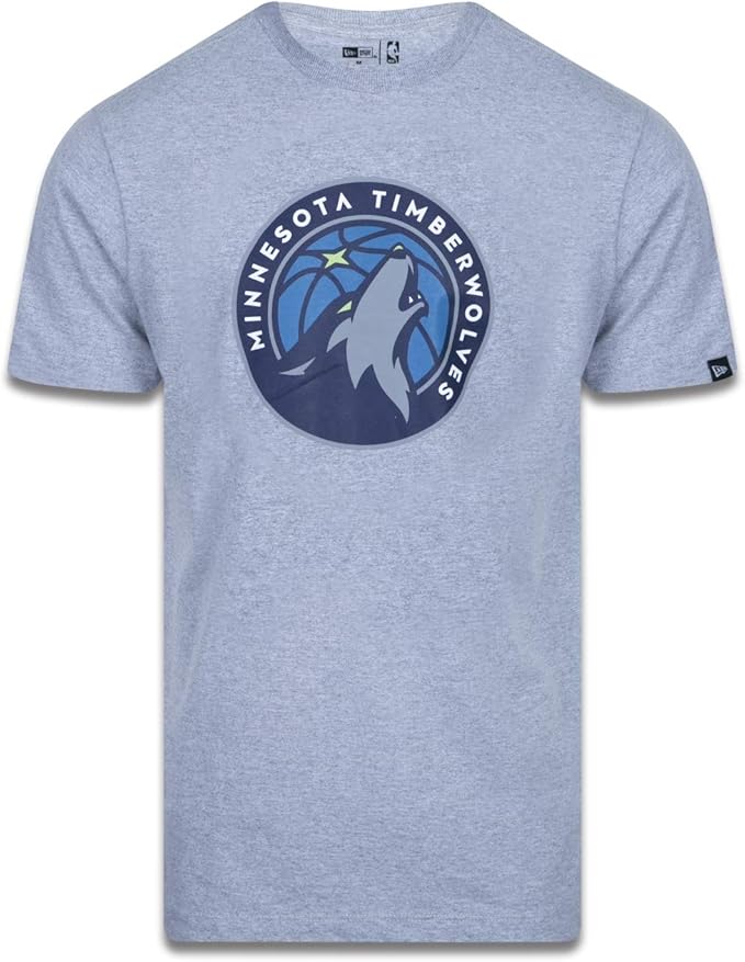 CAMISETA NBA MINNESOTA TIMBERWOLVES MARINHO MESCLA CINZA New Era