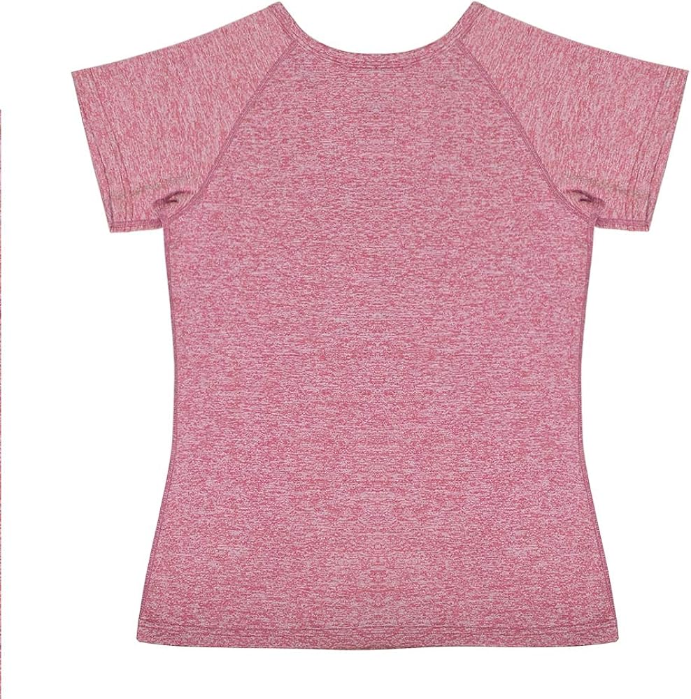 Pulchrumcs Tennis Shirts for Women Short Sleeves, T-Shirts Running Shirts V-Neck Performance Activewear Shirt,Loose Fit: Clothing