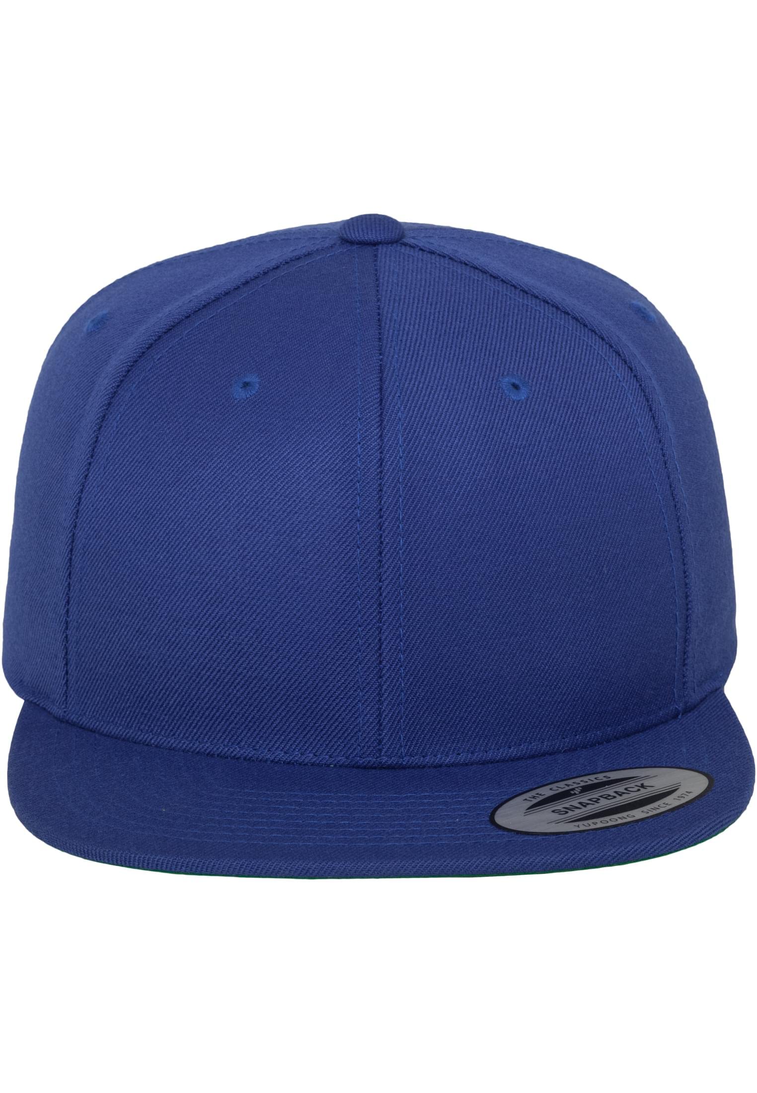 Flexfit Classic Snapback Cap, Mütze Unisex Kappe für Damen und Herren, One Size, Farbe royal