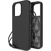 BodyGuardz Paradigm Pro for iPhone 15 Pro Case, Shockproof Protection with 18FT Drop Rating, MagSafe Compatible, Phone Cooling Technology, Ultra-Comfortable Buttons - Black