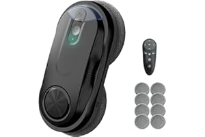 Obito X3 Mini Window Cleaning Robot, Dual Nozzles with Ultrasonic Spray, 5.0 AI Path Planning, Steady-Climbing System, Automa