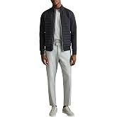 Reiss Mens' FREDDIE Ls Interlock Quilted Funnel Hybrid