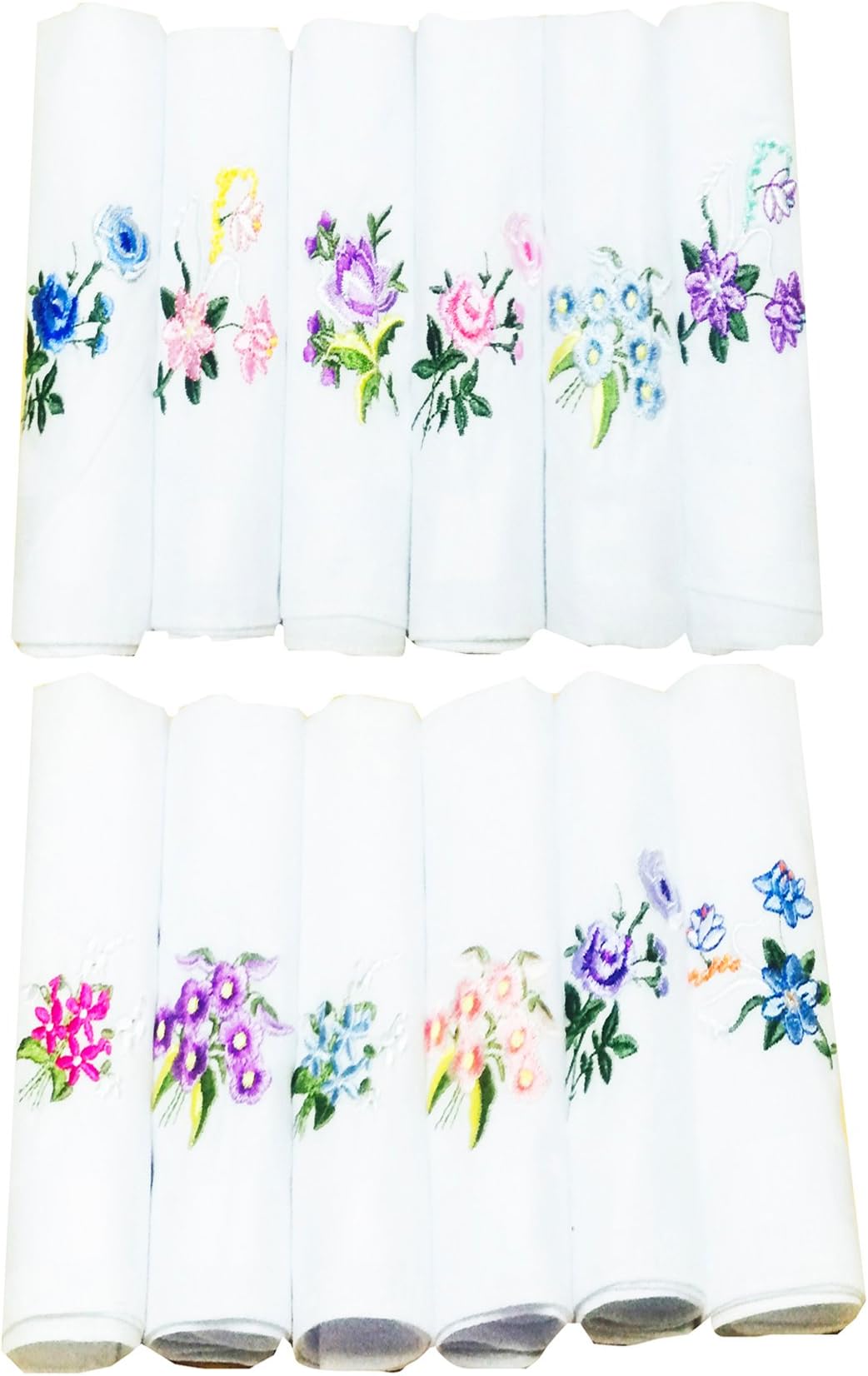 LACS Handkerchiefs White Cotton Lace Embroidery Lace Wedding Hankies DIY Draw Gift