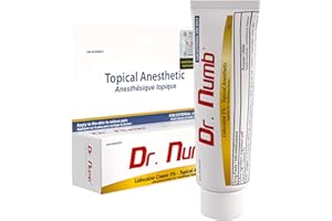 DR. NUMB 5% Lidocaine Topical Anesthetic Tattoo Numbing Cream - 10g || Vitamin E Combined for Pain Relieves of Itching, Burni