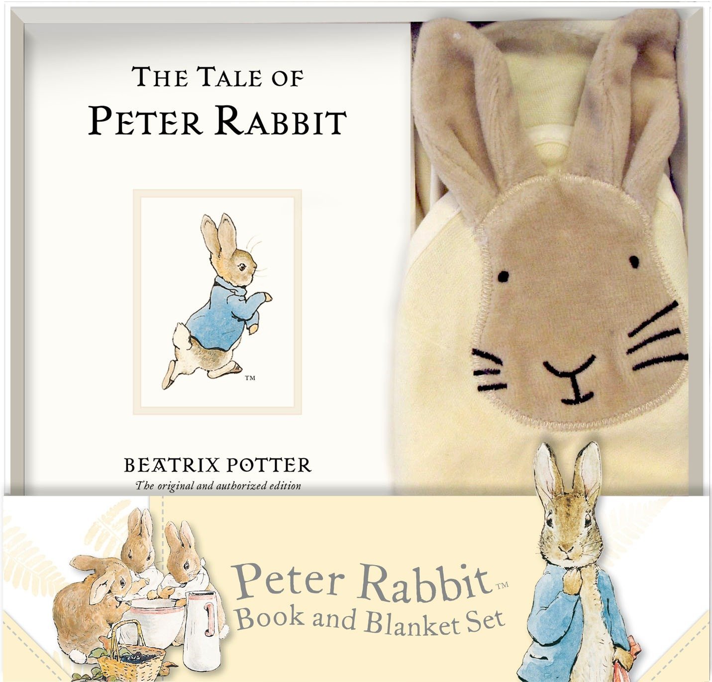 peter rabbit baby comforter