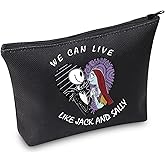 TSOTMO Movie Gift Horror Movie Merch Makeup Bag Jack Sally Gift (JACK SALLY)