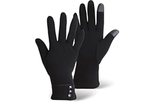 Brook + Bay Women's Cold Weather Gloves - Touchscreen Fleece Gloves for Texting