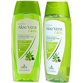 Grisi Aloe Vera Moisturizing Shampoo | Paraben-Free | 13.5 fl oz | 2-Pack | Aloe vera extract for soft and shiny hair, gentle daily formula