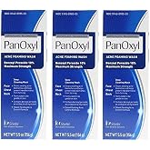 Stiefel PanOxyl 10 Percent Foaming Wash, Net Wt 5.5 oz,(Pack of 3)