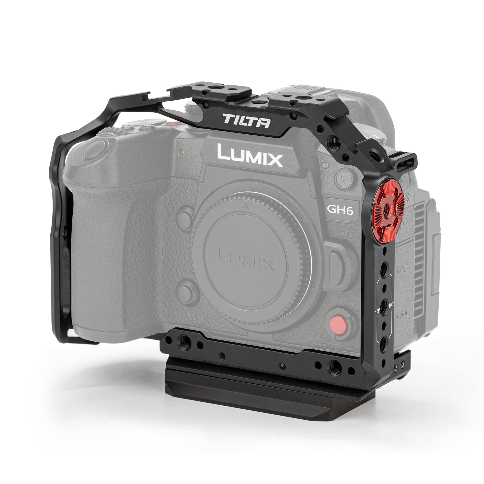 TILTA GH6 Camera Cage TA-T15-FCC-B-2 for Panasonic GH6 Camera Rig (Black)
