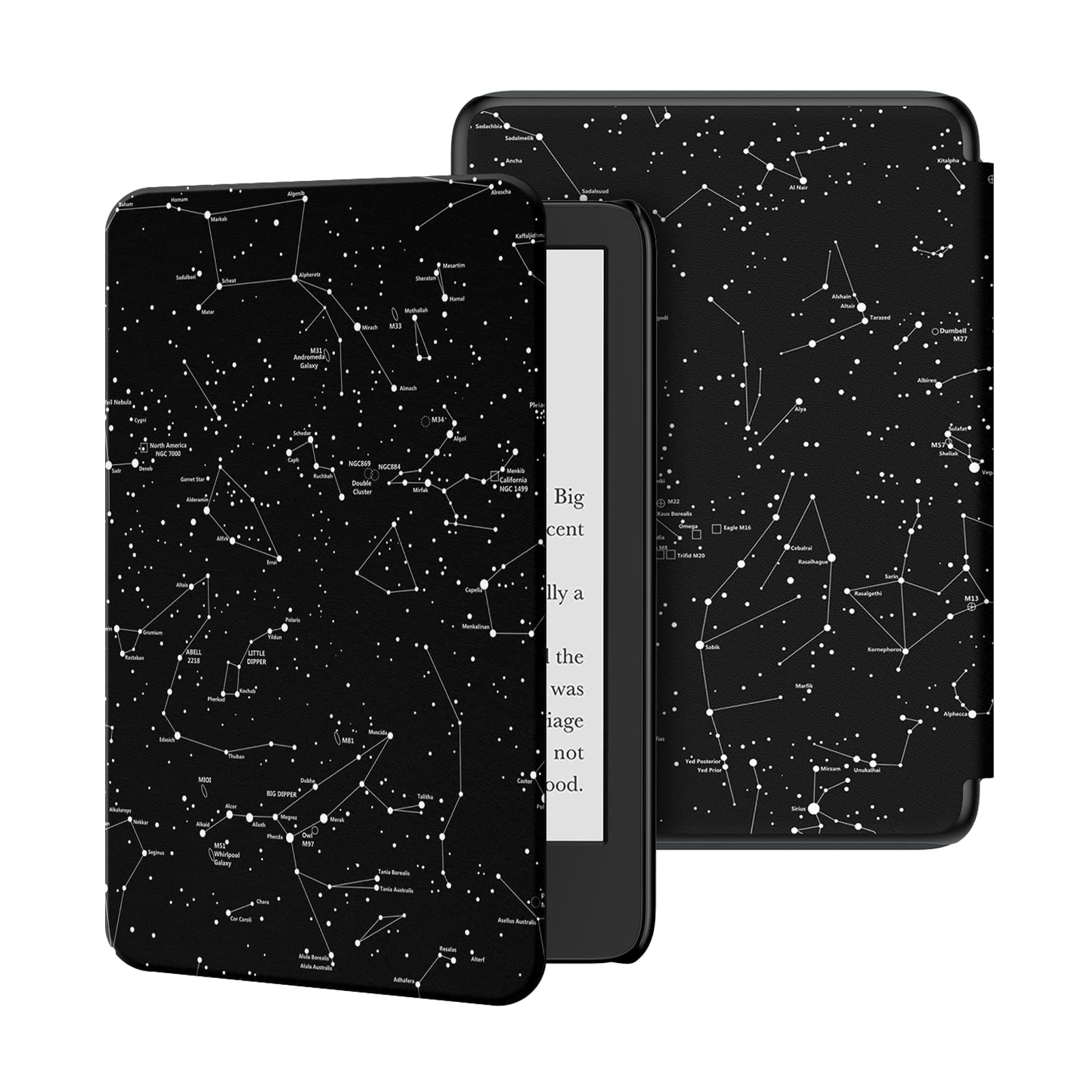 Ayotu Slim Case for 6" All-New Kindle (11th Generation 2024/2022 Release), Colorful PU Leather Smart Cover with Auto Wake/Sleep, ONLY Fit 6 inch Basic Kindle 2024/2022 Release,The Horoscope