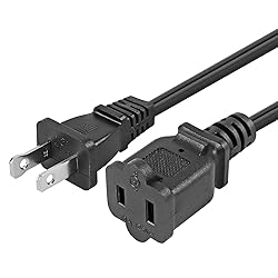 US AC Power Extension Cable Cord SPT-2 16AWG/2C