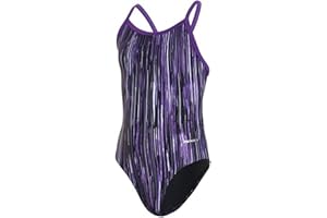 Sporti Thin Strap Girls' Athletic One-Piece Swimsuit – Competitive Bathing Suit, Chlorine Resistant for Youth Swimmers