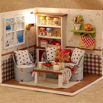 FILOL DIY Dollhouse Furniture Kit Kawaii Ornament Bahrain Ubuy