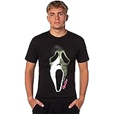 Horror Film Men's Ghost Face Mask Disguise Graphic Print T-Shirt