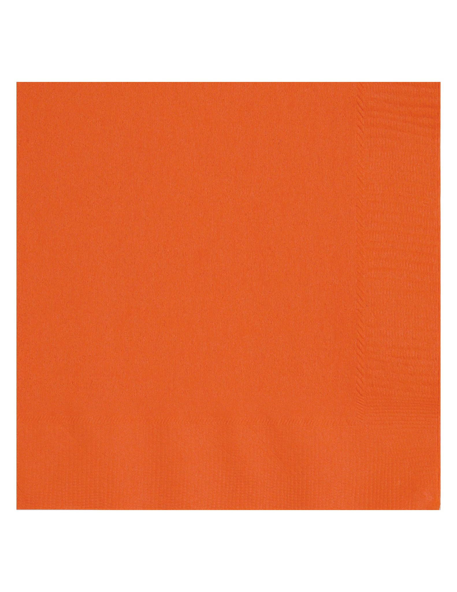 Vibrant Pumpkin Orange Luncheon Napkins (16cm) 20 Count - Premium Disposable Napkins for Parties and Events