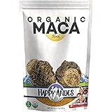 Happy Andes Organic Black Maca Powder 1 lb - Vegan Powder Peruvian Plant Root with Protein for Energy & Fitness - All-Natural