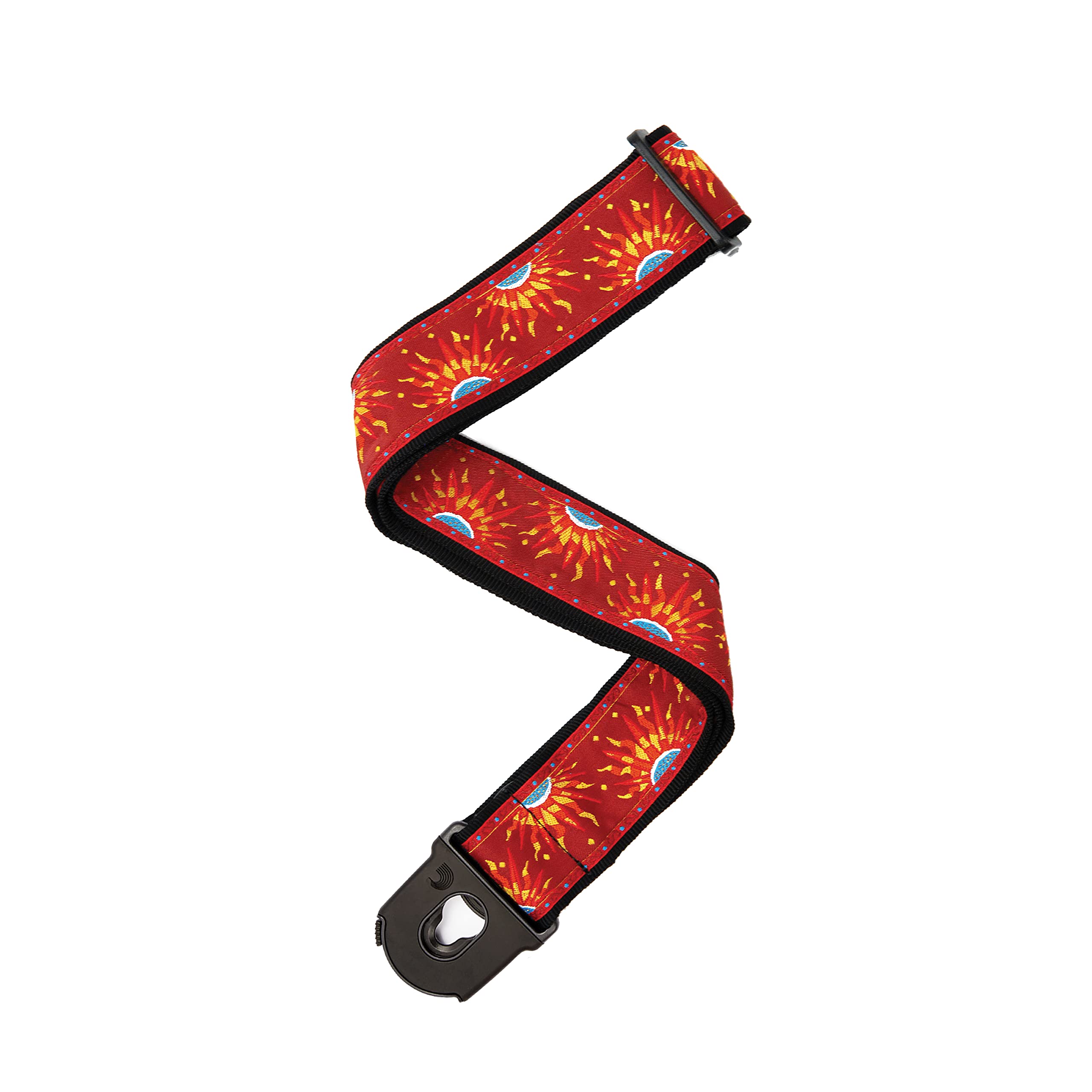 D'Addario Accessories Guitar Strap - Guitar Accessories - Electric Guitar Strap, Acoustic Guitar Strap, Acoustic Electric Guitar Strap & Bass Guitar Strap - Woven - Sun