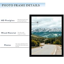 QOTIB 16x20 Picture Frame Black for Wall