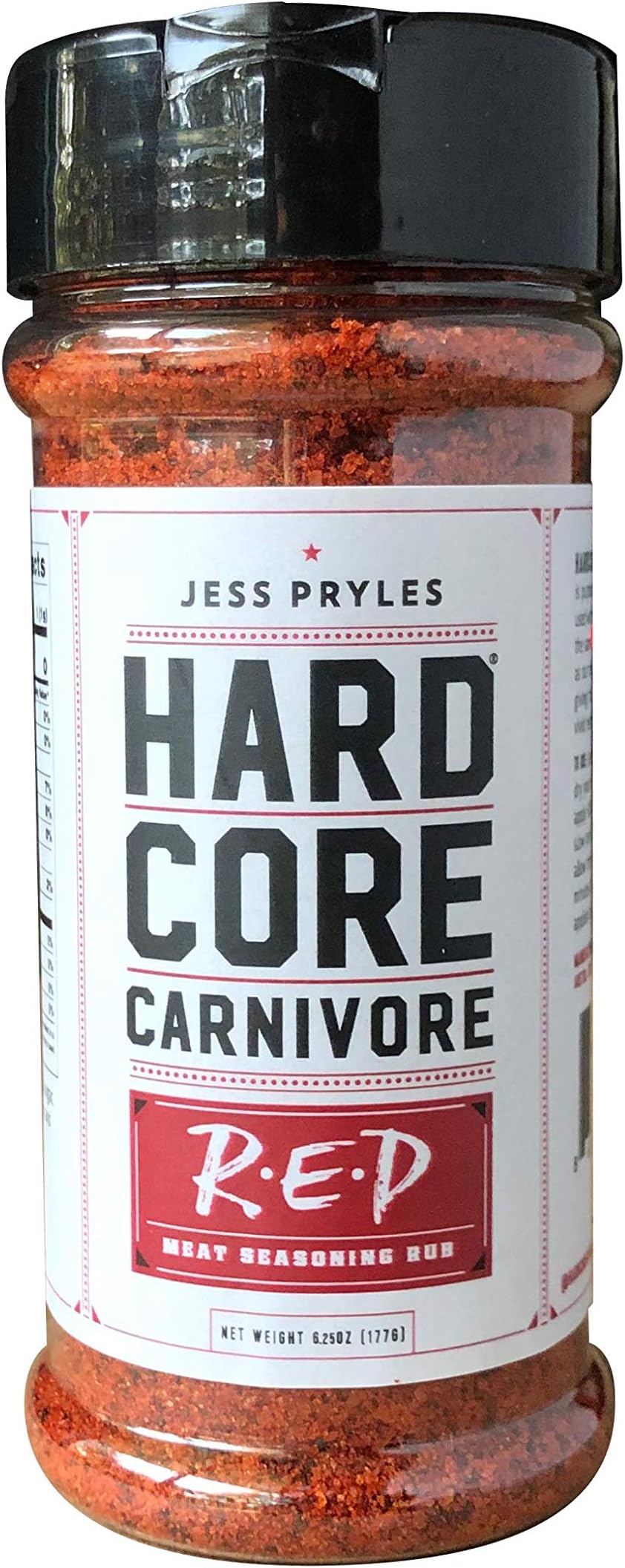 Hardcore Carnivore: Red BBQ Rub - 177g (6.25 oz)