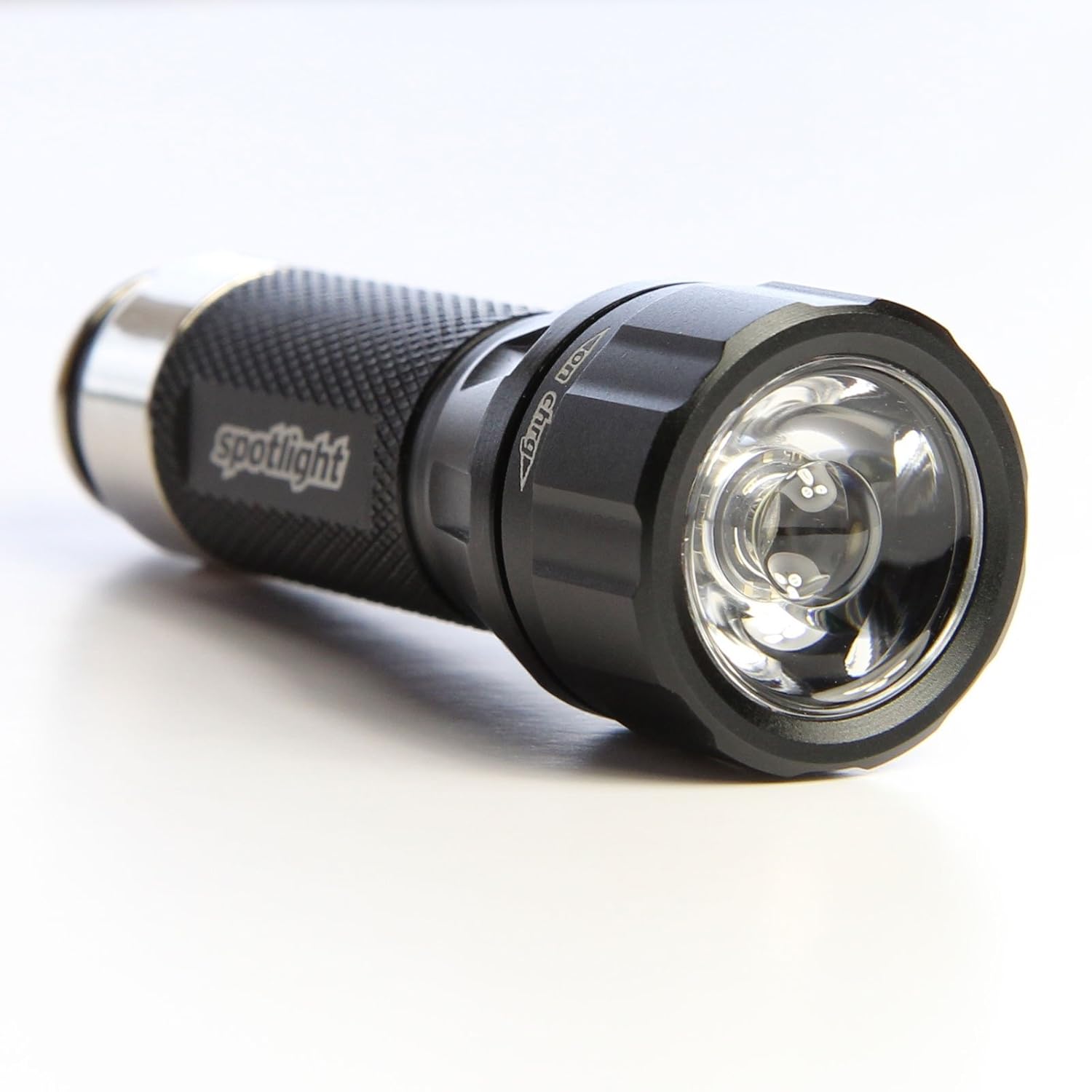 Black SPOTLIGHT RESCUE LED car torch RECHARGEABLE Amazon.co.uk
