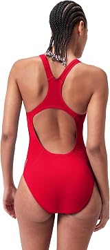 Speedo Women's Eco Endurance+ Medalist Swimsuit Athletic Fit Classic Design view 3