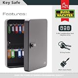Burg-Wächter KC36C Wall Mount Key Cabinet 36 Hooks with Coloured Tags view 3
