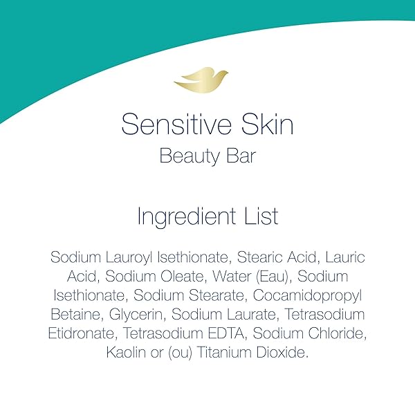 DOVE BAR SOAP FOR SENSITIVE SKIN 3.15 OZ (PACK OF 10)