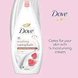 Dove Soothing Almond Cream Hibiscus Bath Soak 6x450ml with 1/4 Moisturising view 2