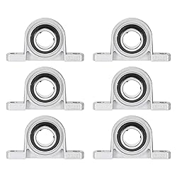 uxcell 6 Pcs KP005 Pillow Block Bearing 25mm Bore