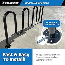 Sandbaggy Commercial Bike Racks - Galvanized Steel