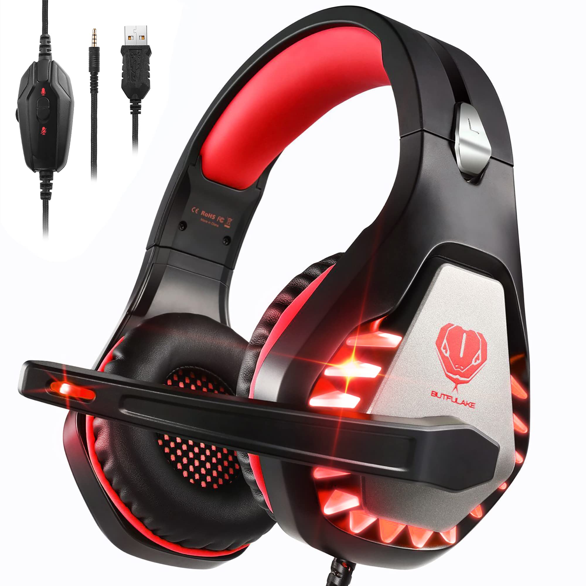 Pacrate-Auriculares-Gaming-con-Microfono-para-PS4-PS5-Xbox-One-Switch-Mac-PC-Cascos-Gaming-con-Bass-Surround-y Pacrate-Auriculares-Gaming-con-Microfono-para-PS4-PS5-Xbox-One-Switch-Mac-PC-Cascos-Gaming-con-Bass-Surround-y