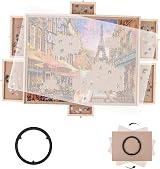 Ruication Jigsaw Puzzle Board 1500 Piece Wooden with 6 Drawers Storage System view 1