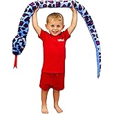 Toyland® 170cm (5.5ft) Giant Two-Toned Plush Snake - 5 Assorted Designs - Children's Soft Toys