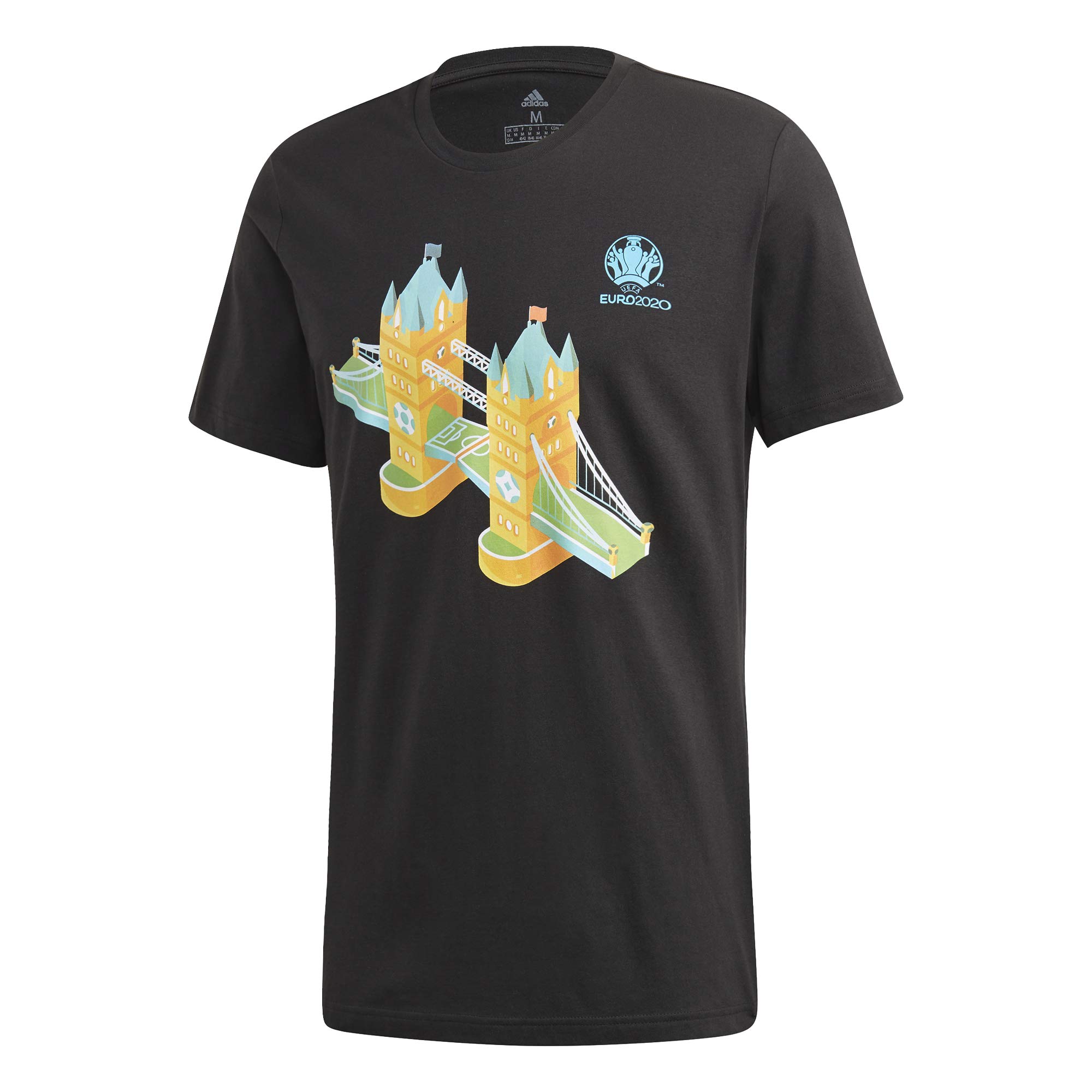 adidas Men's Road To Wembley T-Shirt, mens, T-Shirt, FM3721, black, M