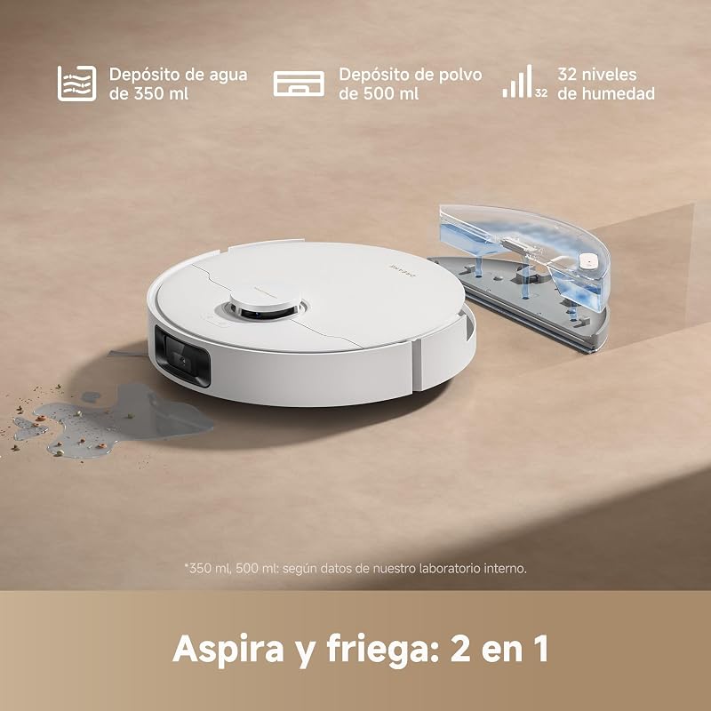 D20 Pro Plus Robot Aspirador y Fregado 2 en 1, Succión de 13.000 Pa