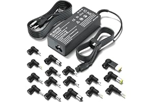 90W 16Tips Universal Laptop Charger - Fit for HP Dell Acer Asus Lenovo Samsung LG IBM Google Toshiba Sony Fujitsu MacBook Pro