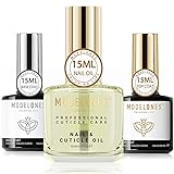 modelones Cuticle Protectors Set,15 ml Gel Top Coat