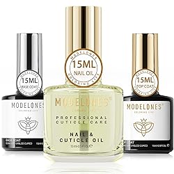 modelones Cuticle Protectors Set,15 ml Gel Top Coat