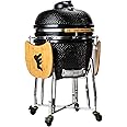 GRILLA Kong Ceramic Kamado Grill with Adjustable Vent, Ceramic Construction, 600 Square Inches of Cook Space for Outdoor Cooking, Grilling, Outdoor Grilling